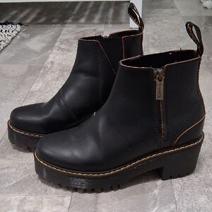Dr. Martens Black Heeled Boots